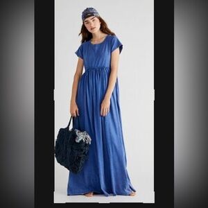 Free People Blue Carissa Dress